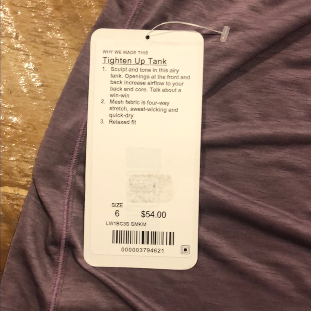 Lululemon Tighten Up Tank - Picture 3 of 6
